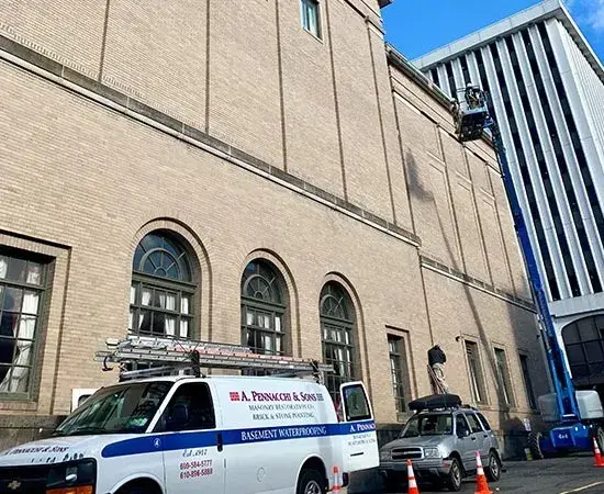 Commercial masonry and restoration project
